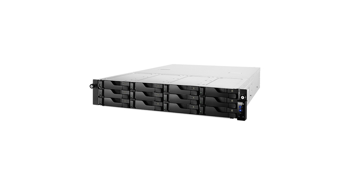 AsustorLockerstor 12RD (AS6512RD) nas  (Zwart/metaal, 2x 1G LAN, 2x 2.5G LAN, 4x USB 3.2 Gen 1)