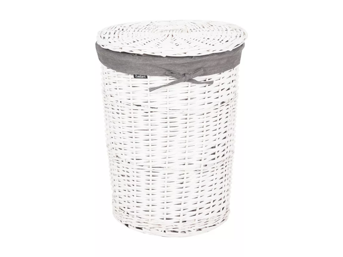 Lot de 5 paniers en saule gris VAKARI