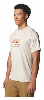 T-shirt Technique Columbia Kwick Hike Blanc Homme