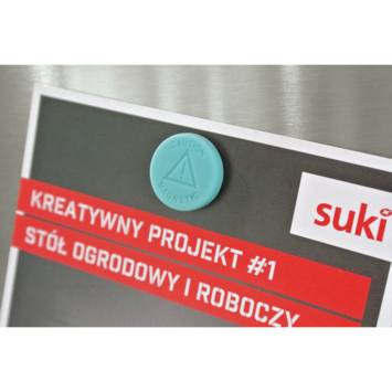 Magneet schijfje Neodymium silicium 19mm hoogte 4mm 4 stuks