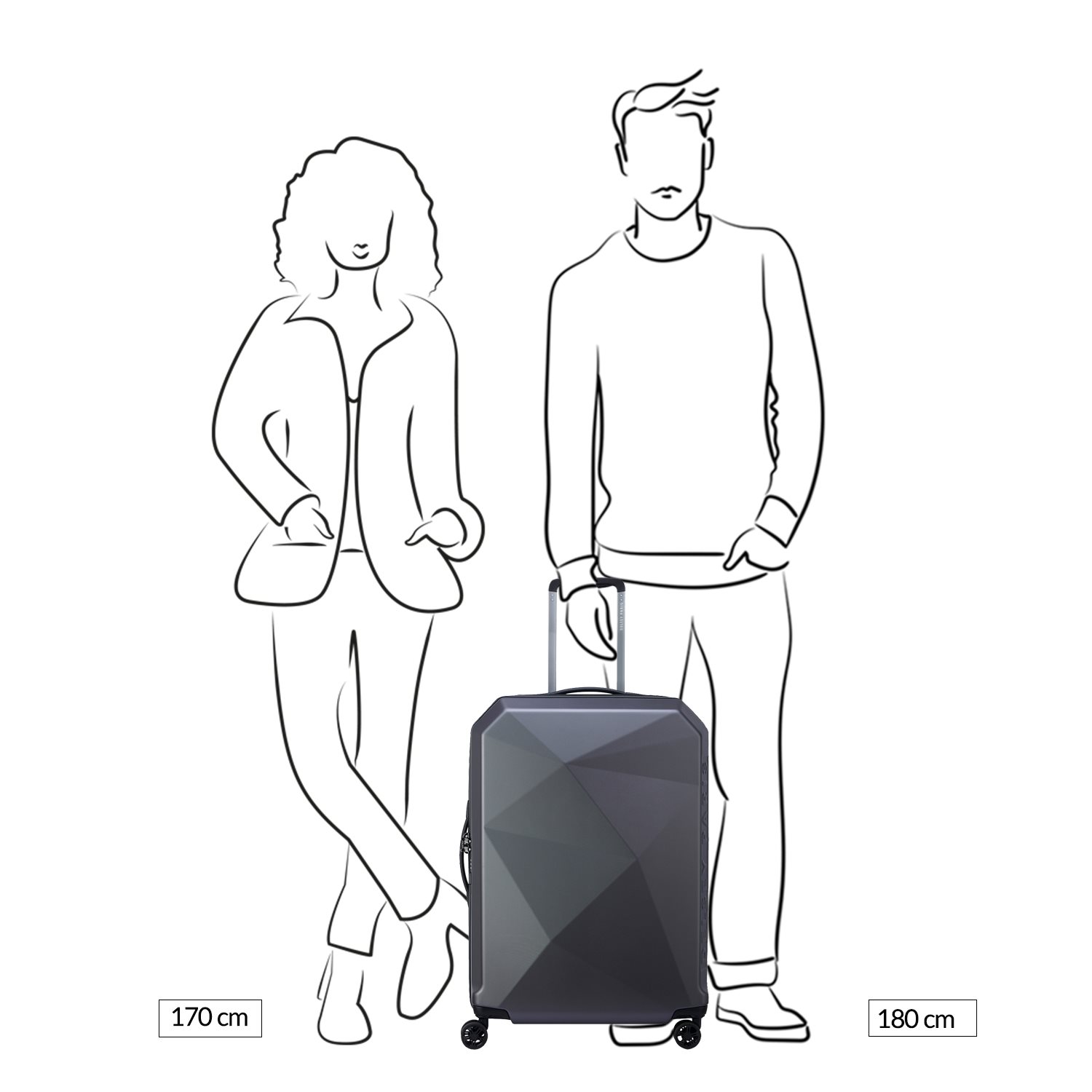 Delsey Karat 2.0 Trolley M anthracite