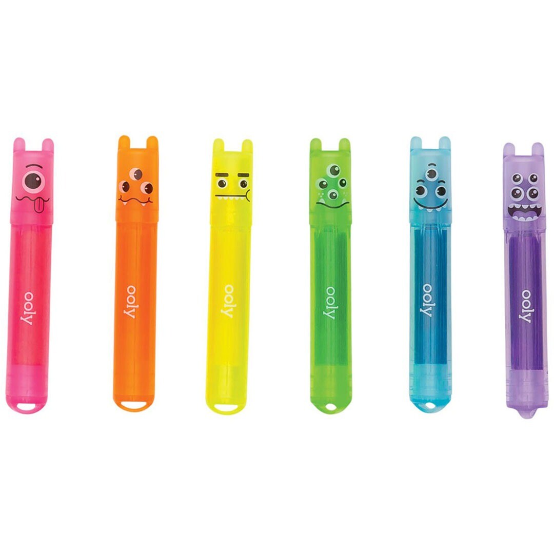 Ooly markeerstiften monster met geur - 6st