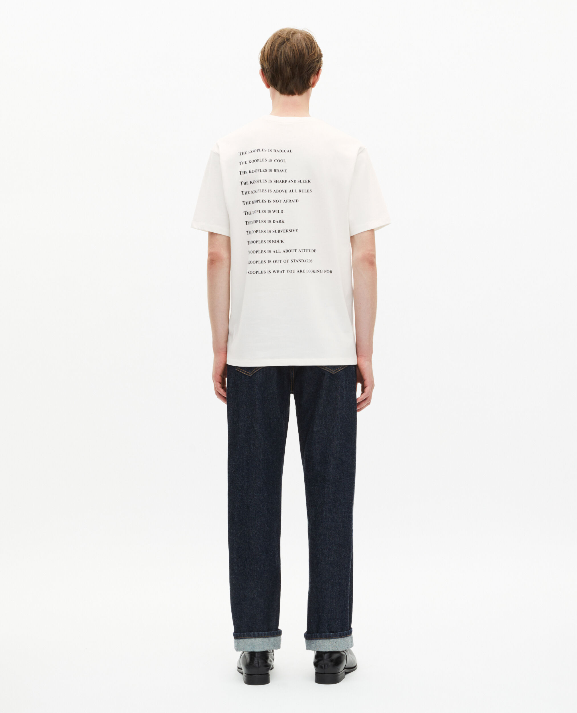 T-shirt What is à strass blanc