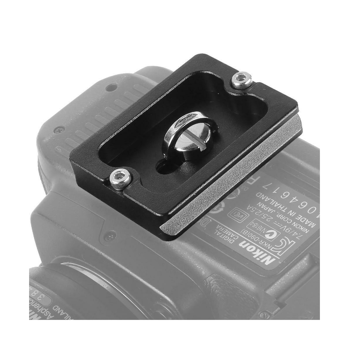 PU50 Kamerastativ monteringsplate Quick release plate for DSLR kamera Sort