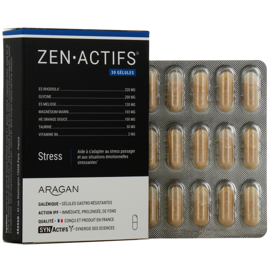 Synactifs Zen Actifs : complément alimentaire anti stress