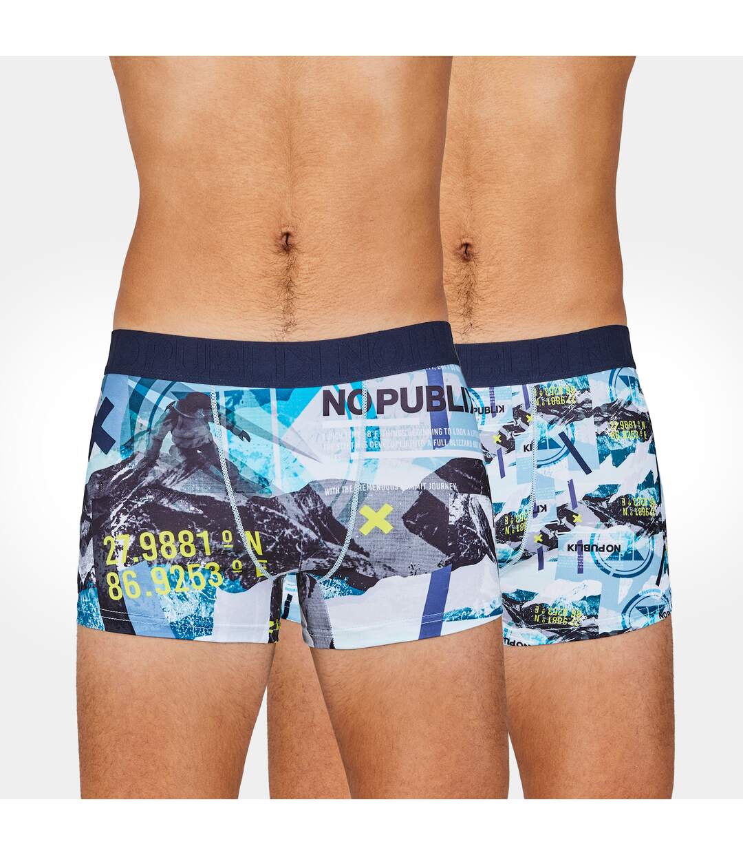 Lot de 2 boxers Alpin