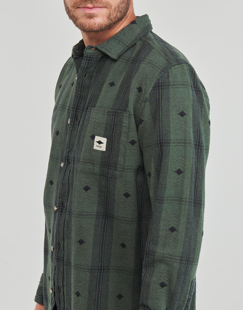Rip Curl - QUALITY SURF PRODUCTS FLANNEL - Vert / Noir