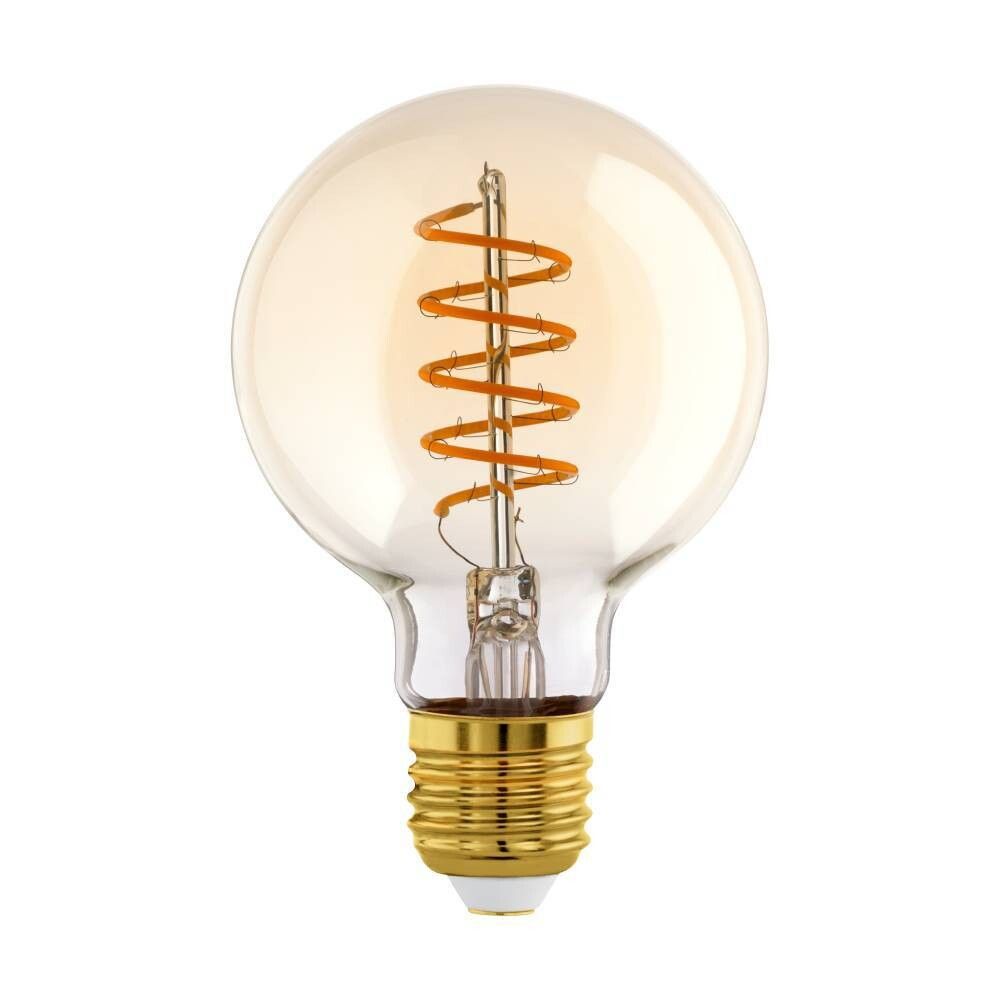 LYSPÆRE EGLO LED GLOBE AMBER SPIRAL E27 4W