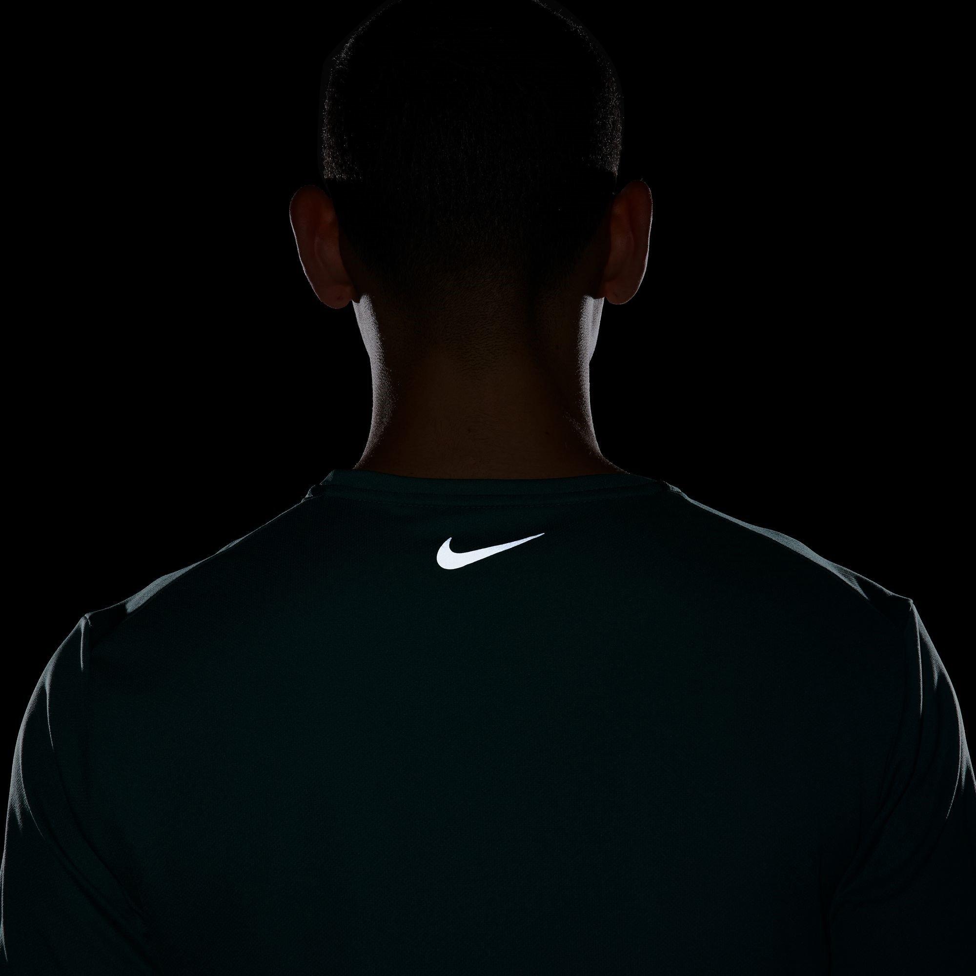 Nike Miler Flash Mens Dri FIT UV Short Sleeve Running Top