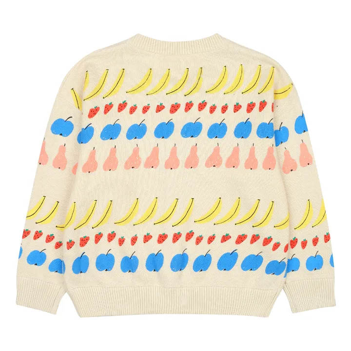 Jelly Mallow Cardigan Fruit | Ecru