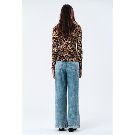 Lollys Laundry Irie Bluse, Leopard Print, S