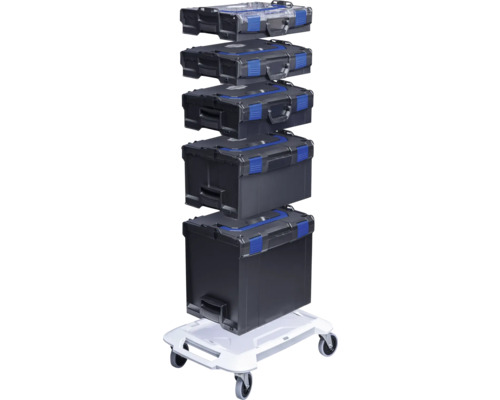 Industriële gereedschapskoffer L-BOXX 102 maat 1 445 x 118 x 358 mm zwart