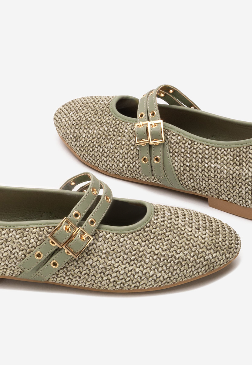 Ballerines femme vert Billy