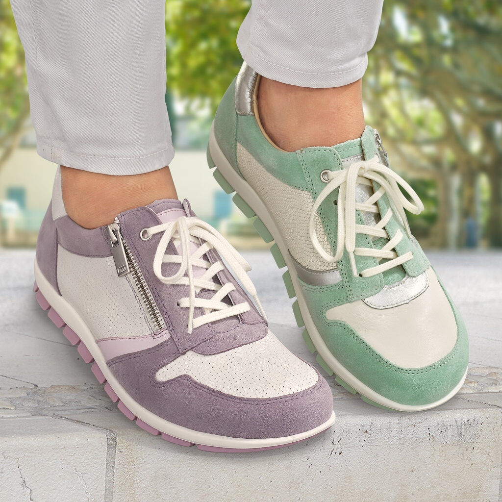 DAMEN - Sneaker DAVINA lila-weiss