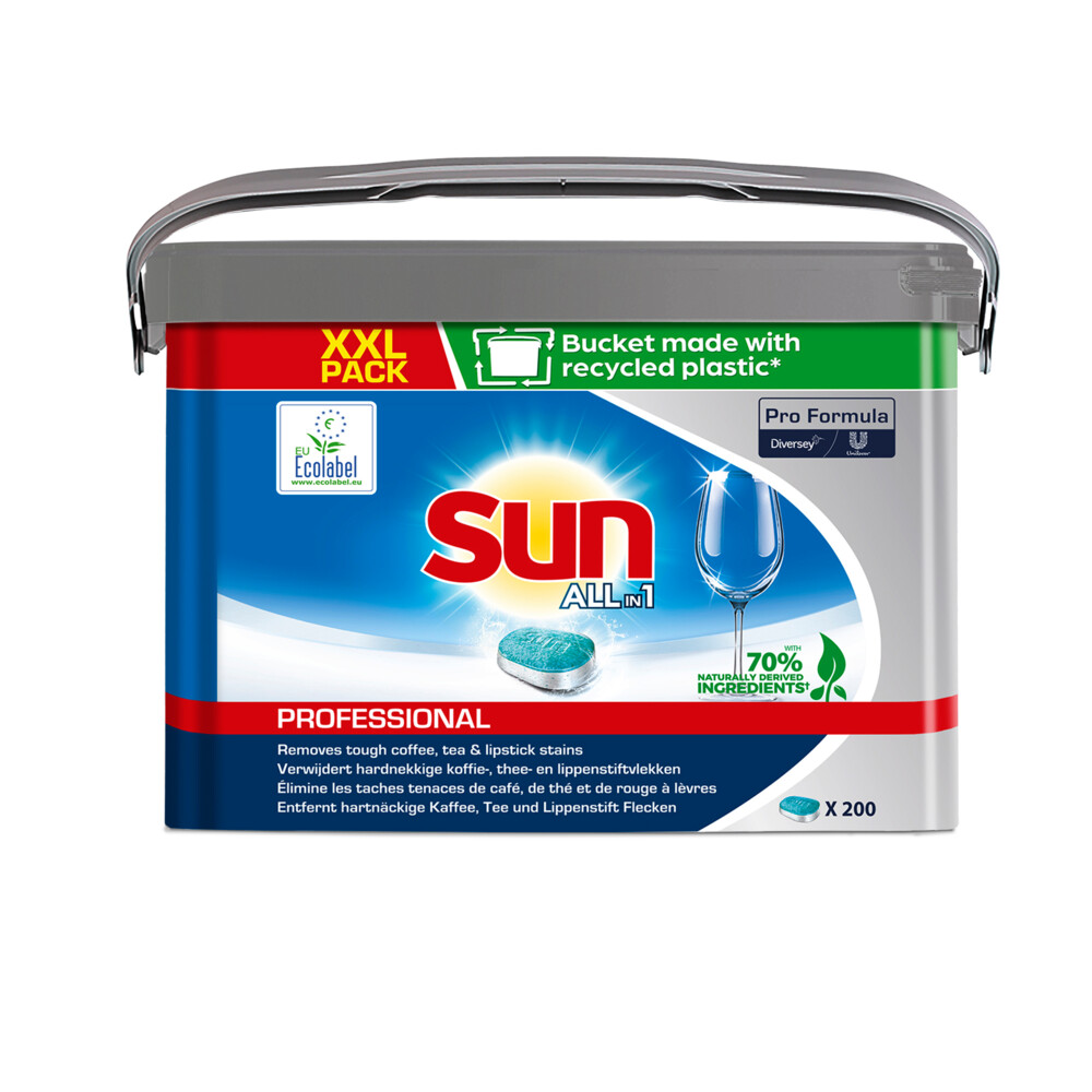 Sun Professional Vaatwastabletten All-in-1 Pro Formula200 stuks