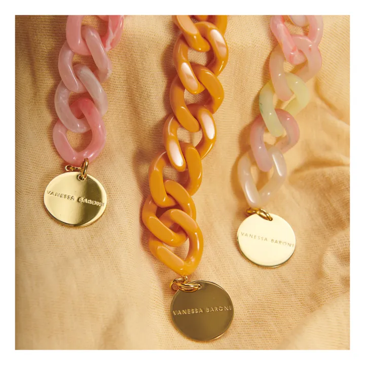 Vanessa Baroni Bracelet Flat Chain | Orange