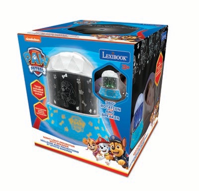 Paw patrol Nattlampe Projektor med Høyttaler
