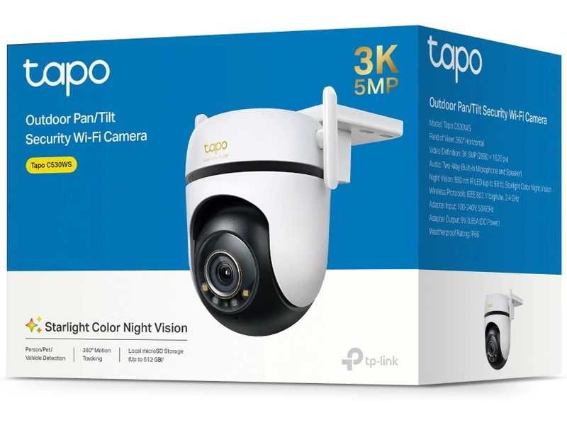 TP-Link Netzwerkkamera C530WS Outdoor Pan/Tilt Security Wi-Fi Camera