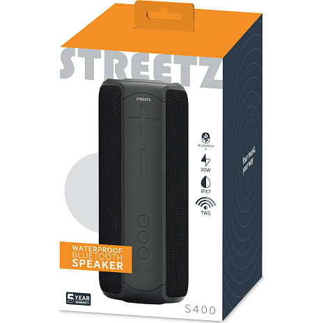 STREEZT S400 bluetooth højttaler - sort