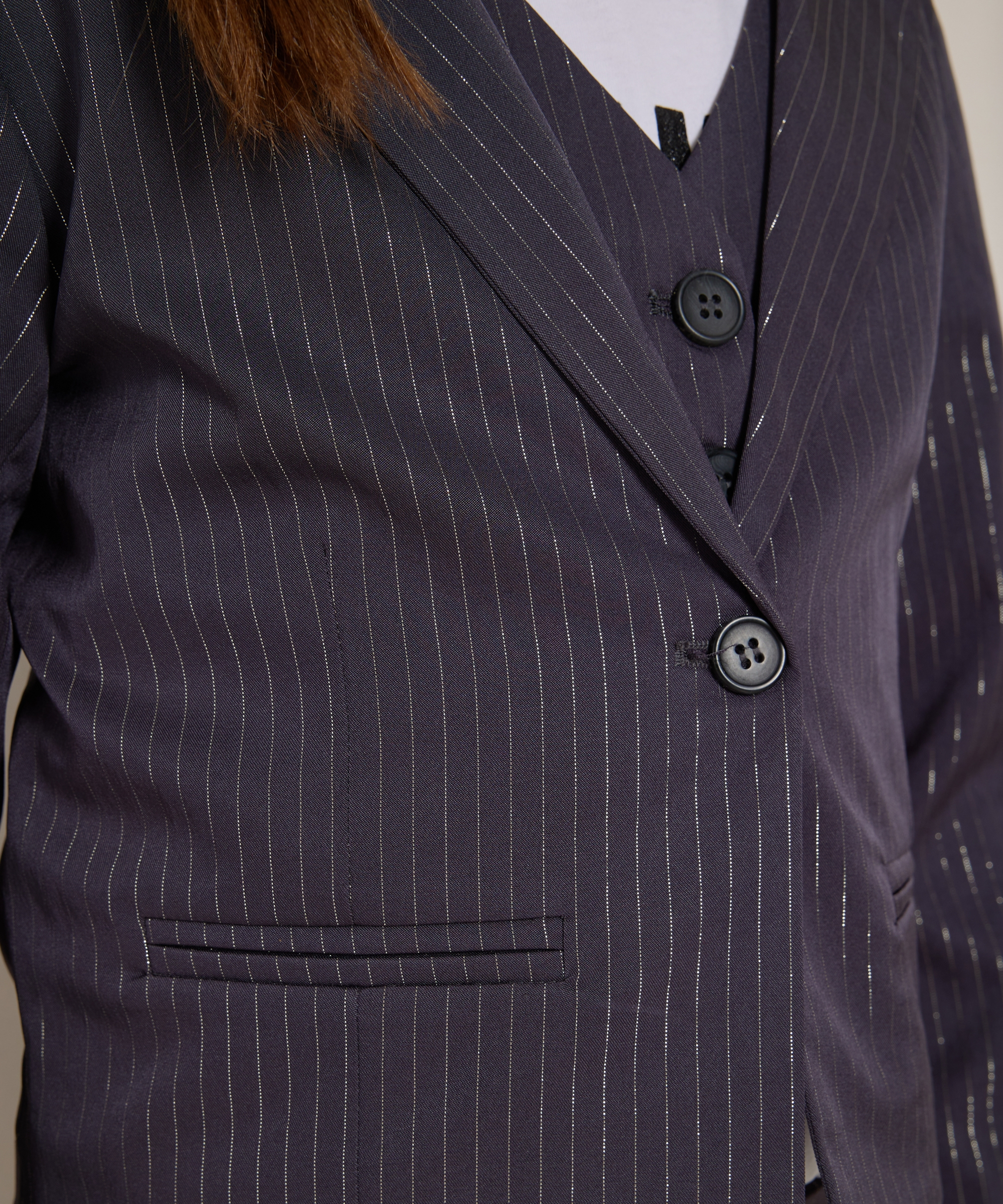 blazer met strepen