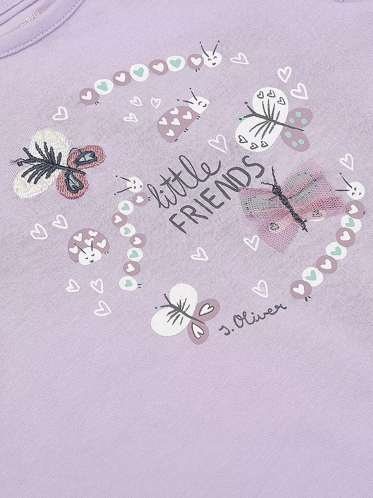 S.OLIVER Baby Langarmshirt  lila