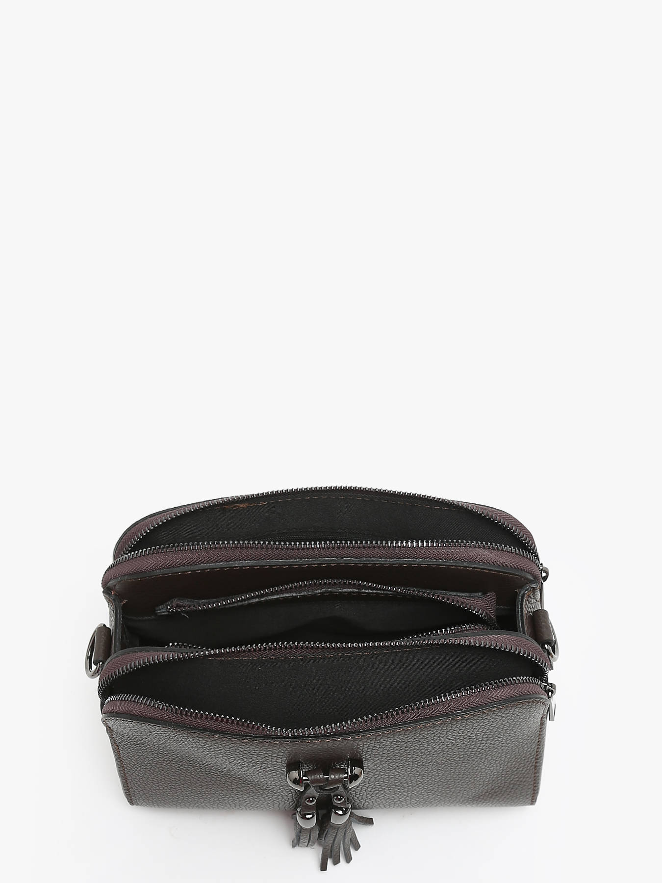 SAC BANDOULIERE Caviar cuir MILANO
