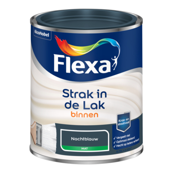 Flexa Strak in de Lak binnenlak mat nachtblauw 750 ml