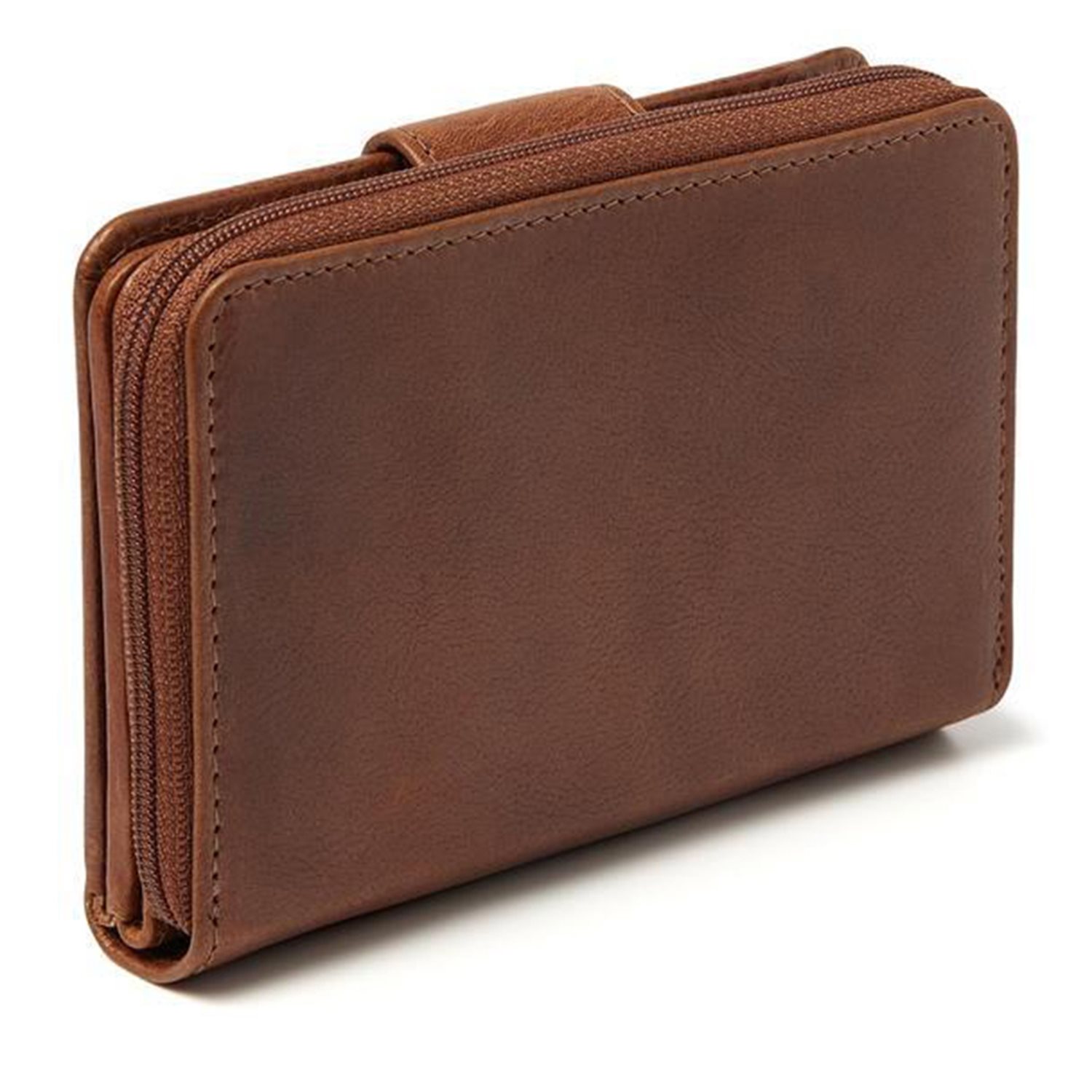 dR Amsterdam Milan Ladies Wallet 28123 cognac