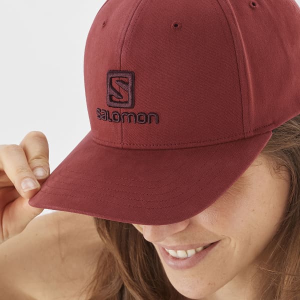 Casquette SALOMON LOGO CAP CABERNET
