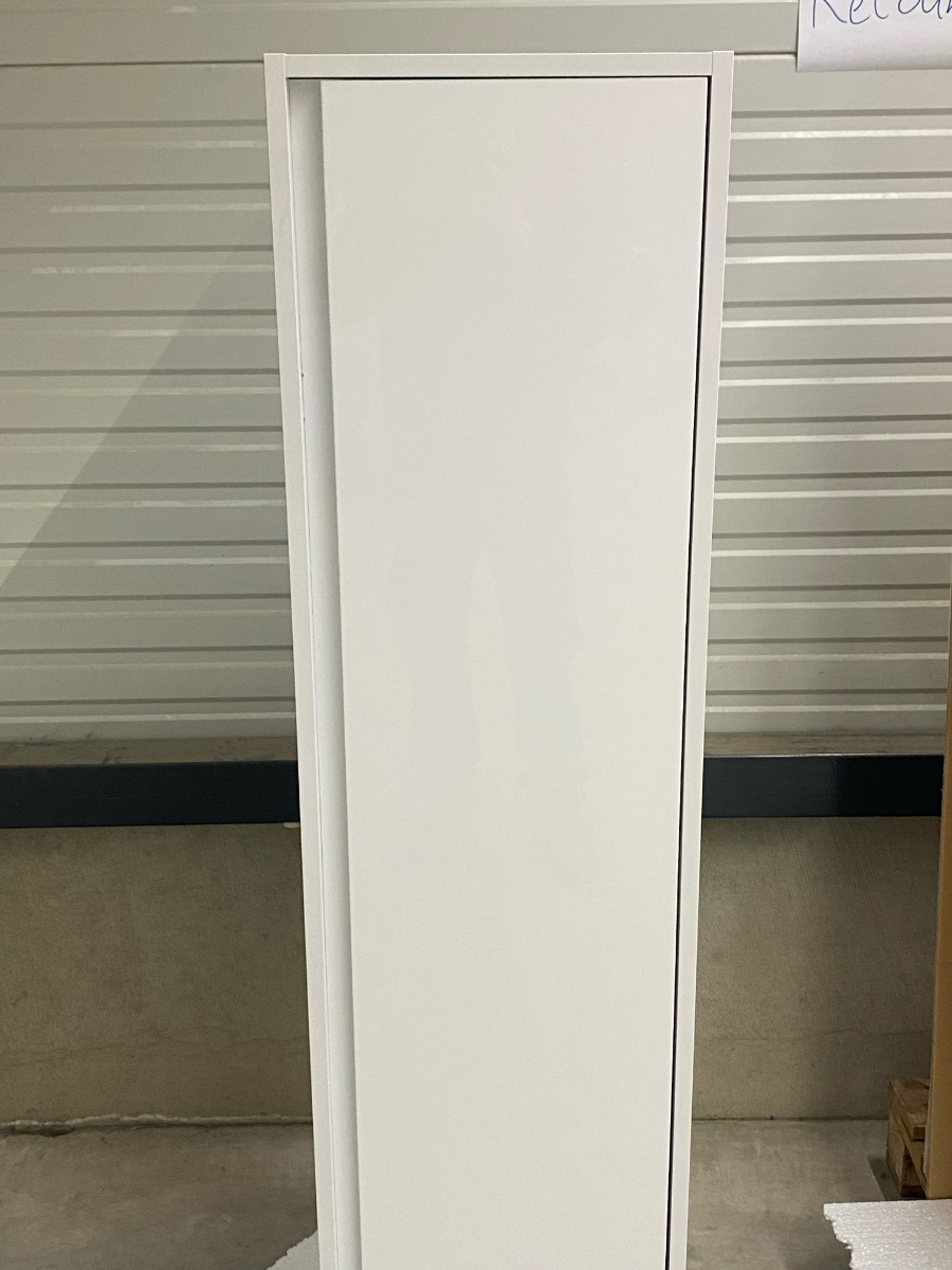 SCHADEMODEL: SaniGoods Sally Kolomkast 160cm Wit Glans