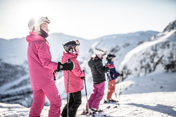 Hestra Army Leather Heli Ski JR Mitt<br>Holder hendene varme HELE dagen!