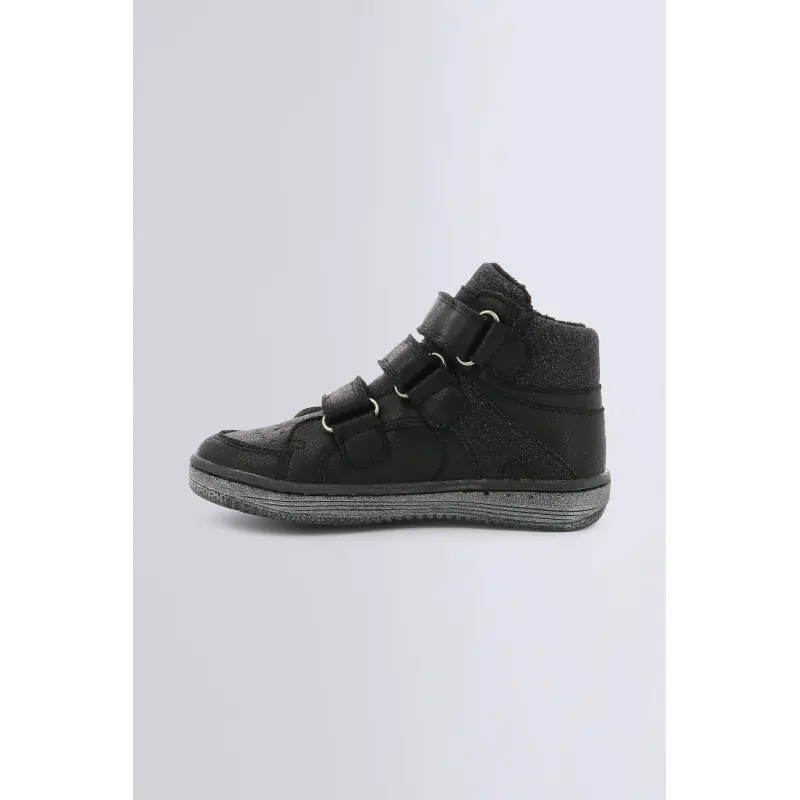 LOHAN NOIR BRILLANT (28-39) SNEAKERS HAUTES Synthétique Garçon