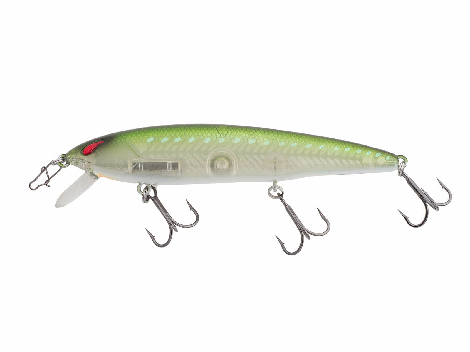Laydown Minnow Regular (075) BB Clear Water Green(Nories)