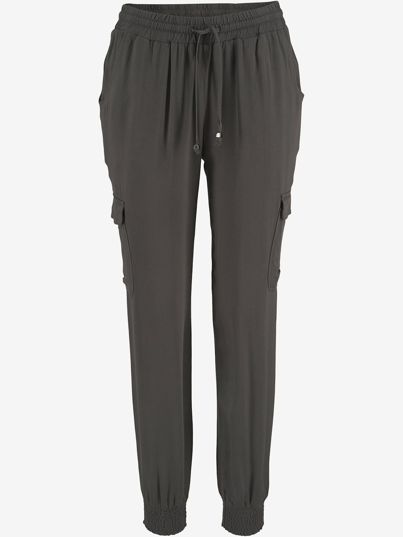 Pantalon ceinture smockée élastique et coulisse