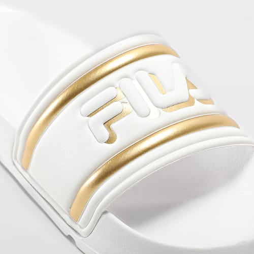 Claquettes Femme Morro Bay Logo FFW0102 White Gold