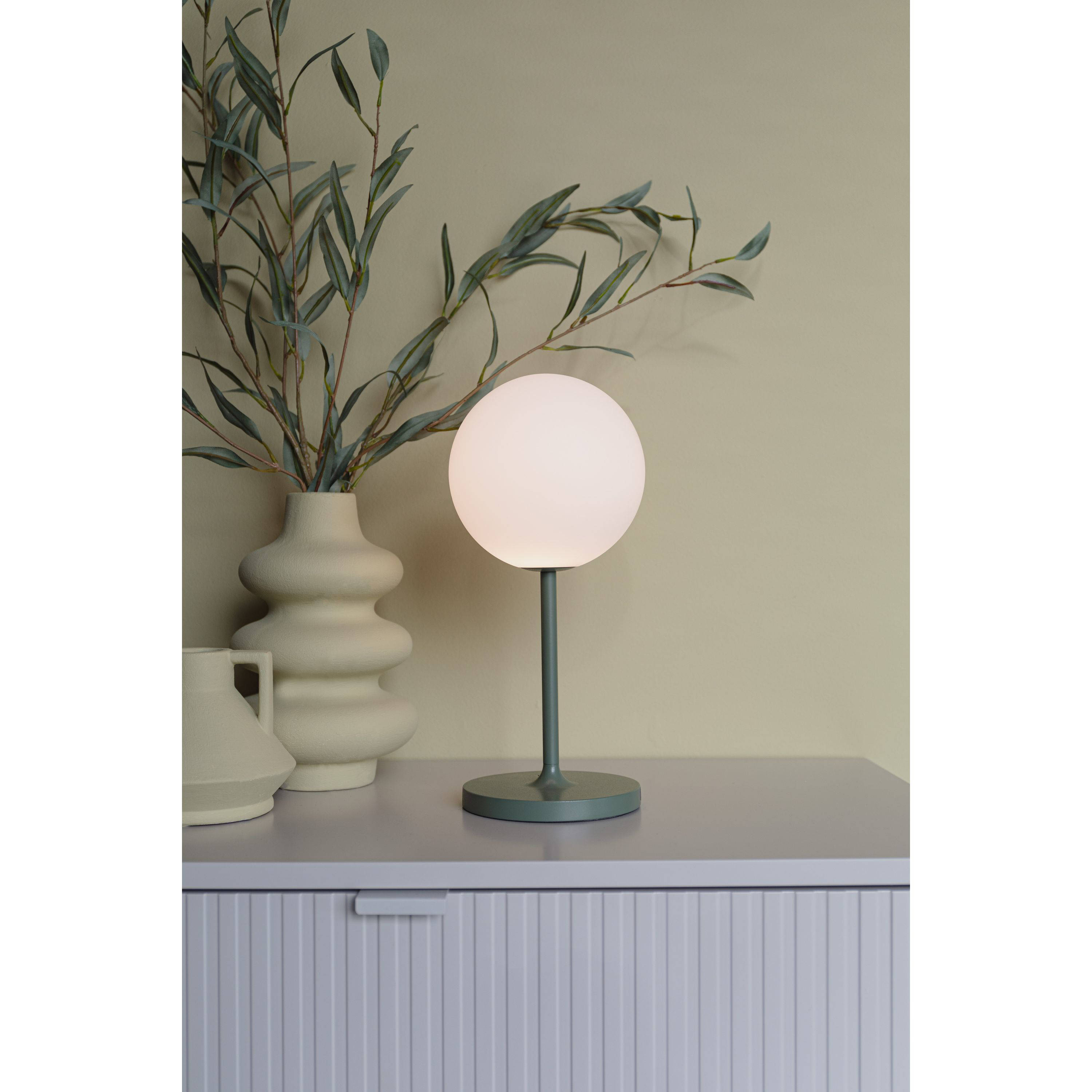W Hub Oplaadbare tafellamp Groen
