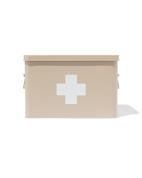 boîte à pharmacie sable mat 18x31.5x21