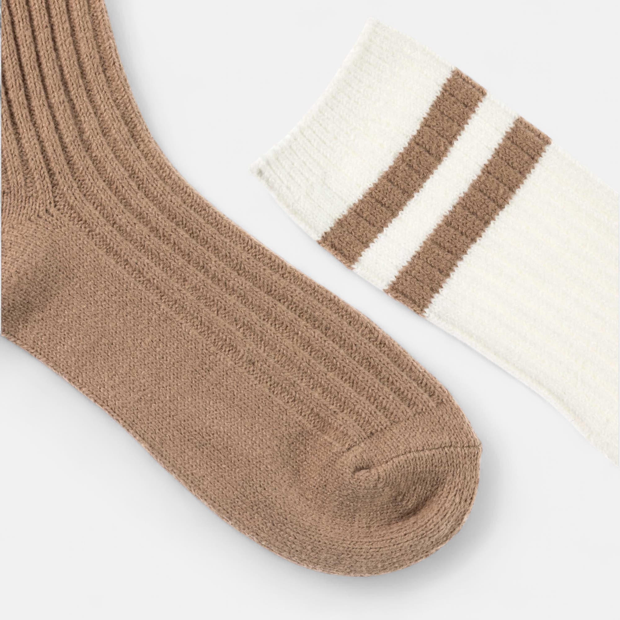 Chaussettes Femme beige