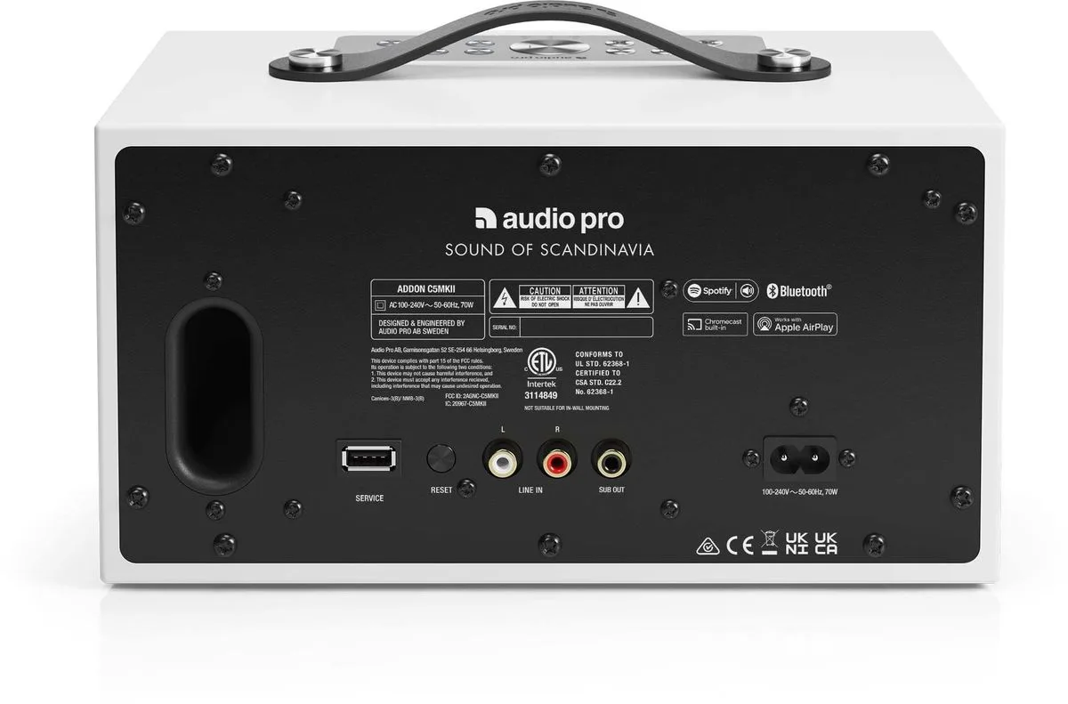 Audio Pro Addon C5 MKII Blanc Enceintes connectées