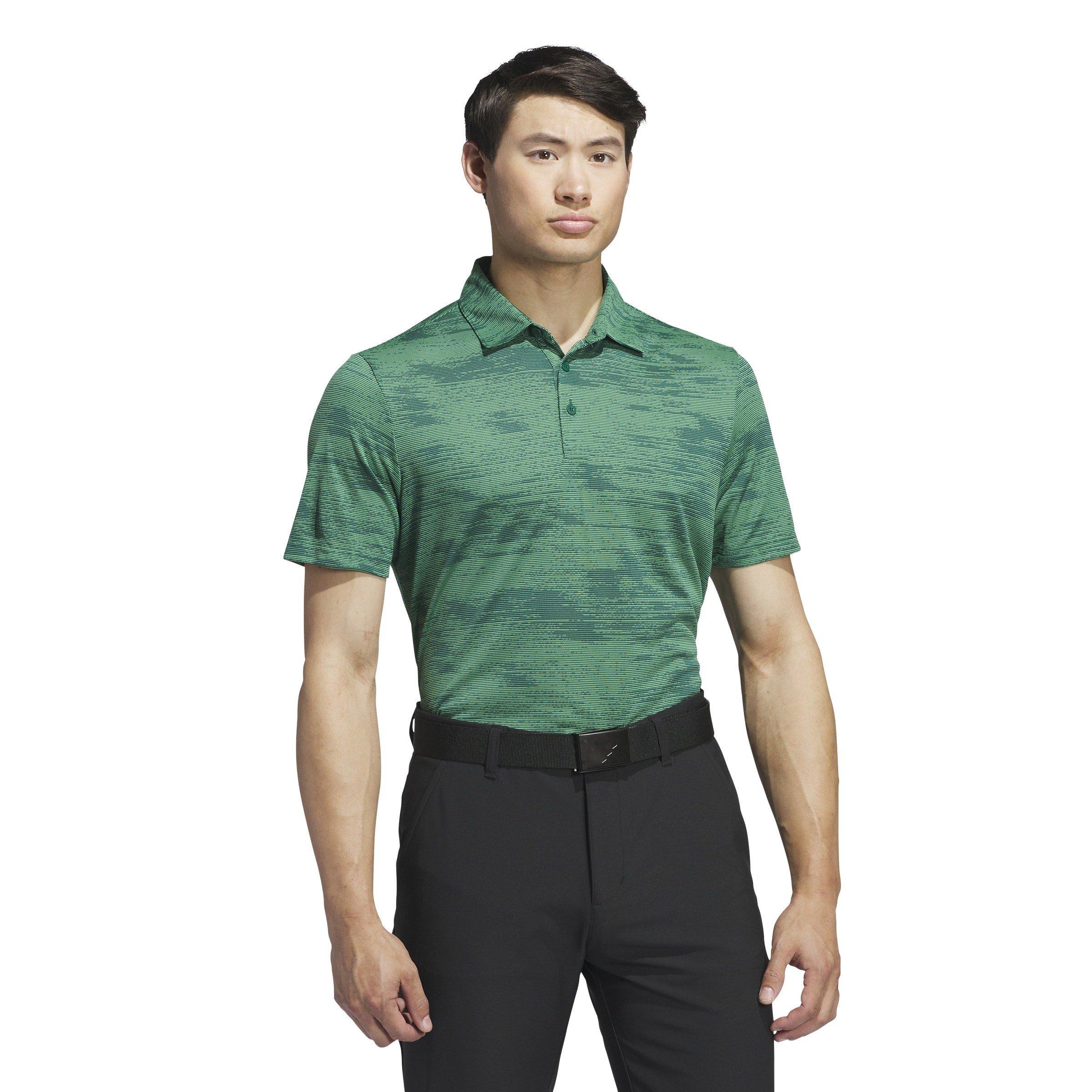 adidas Ultimate365 Textured Stripe Polo Shirt Mens