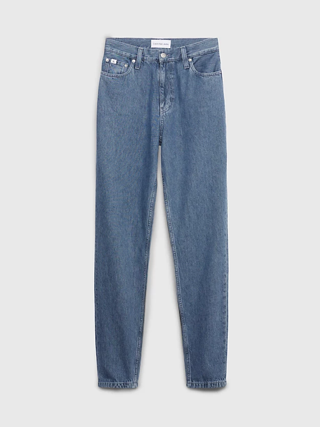 Calça jeans de mãe