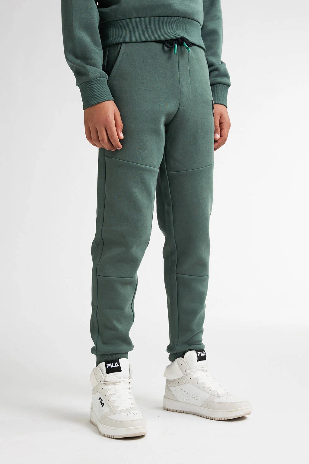 Petrol Industries regular sweatpant donkergroen
