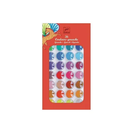 Djeco Farben: 36 Wasserfarben