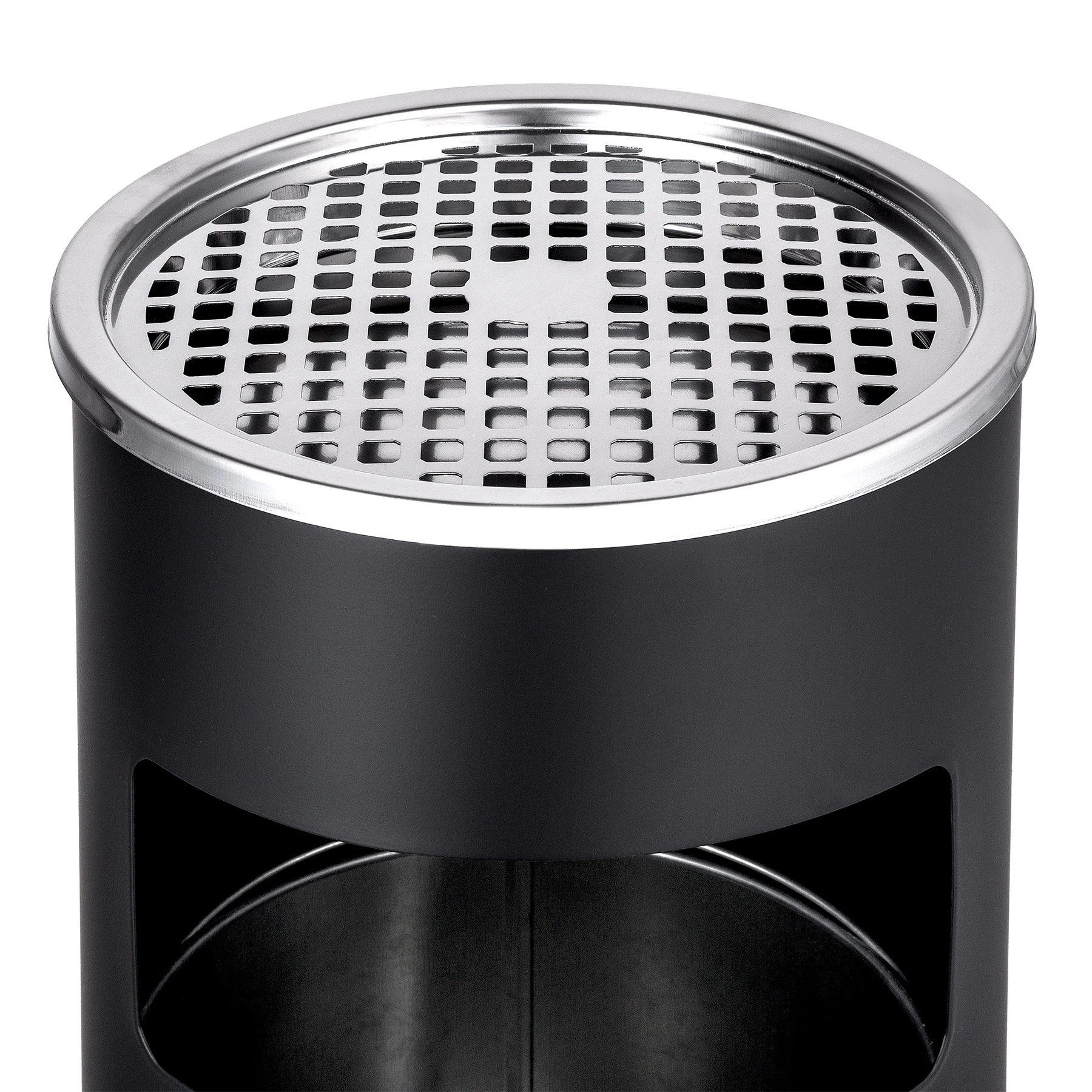 tectake® Standaschenbecher, rund, 30 l, 25 x 61 cm