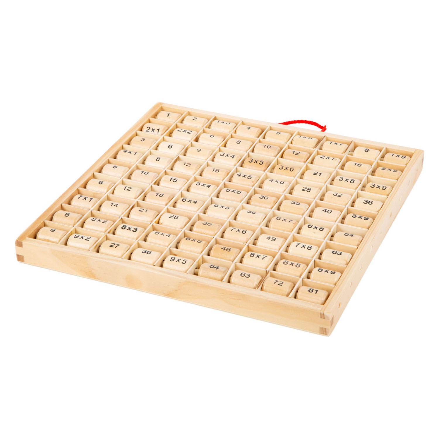 Small Foot-Houten Vermenigvuldigingstabel 1x1