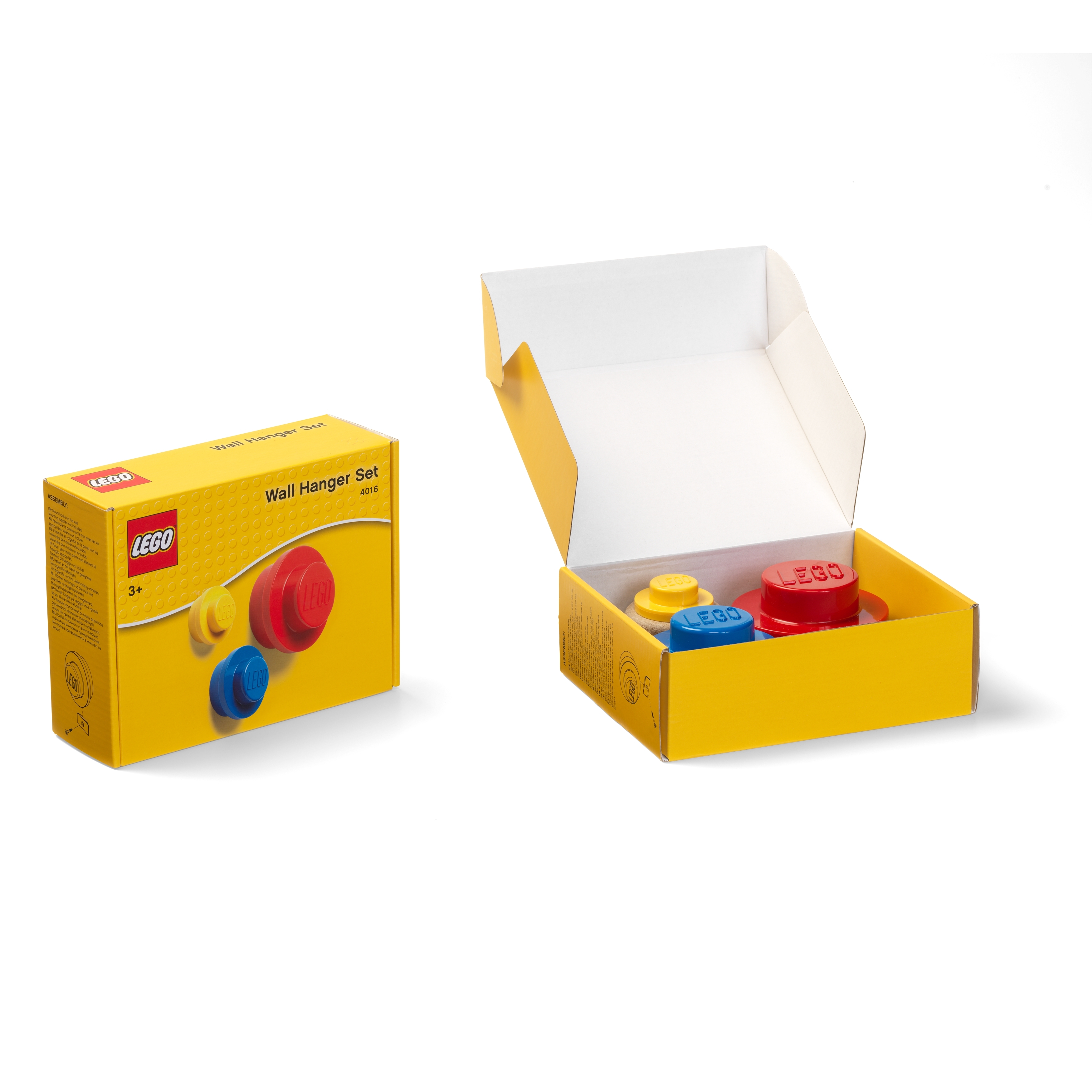 Conjunto de cabides vermelhos, azuis e amarelos 5005906