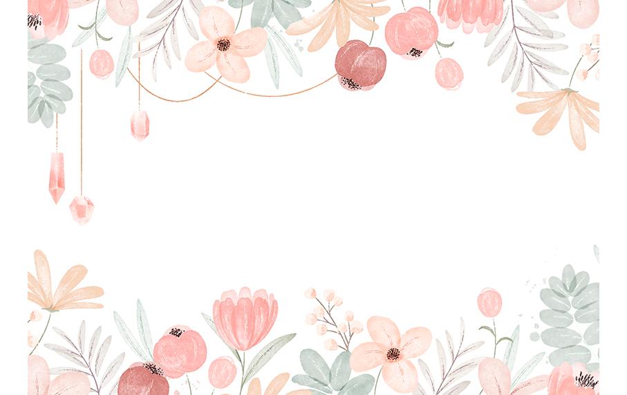 Malkarten Boho Handlettering Papier 48 KartenBedrucktes Motivpapier