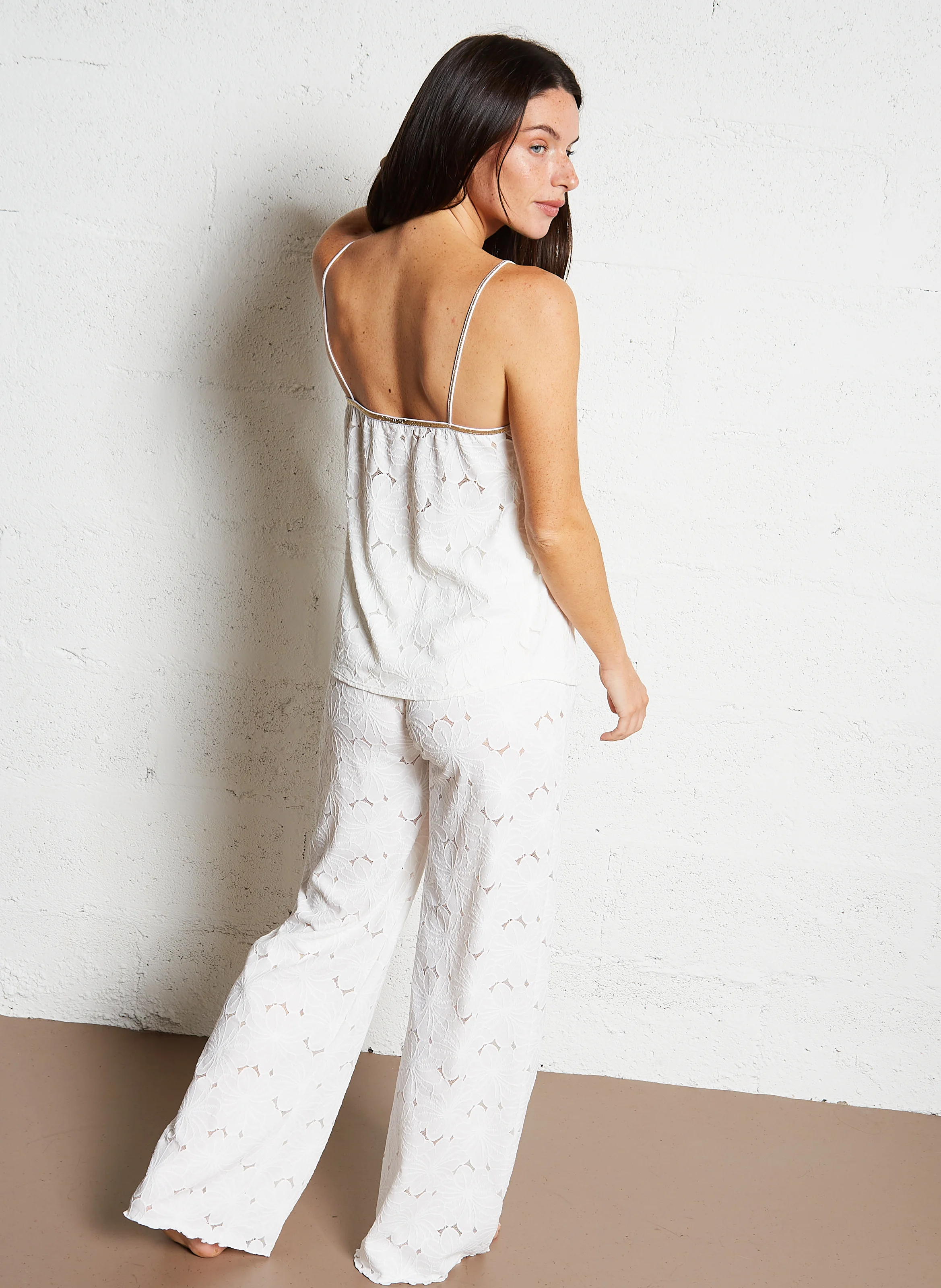 SUZANNE - Top en dentelle | Blanc