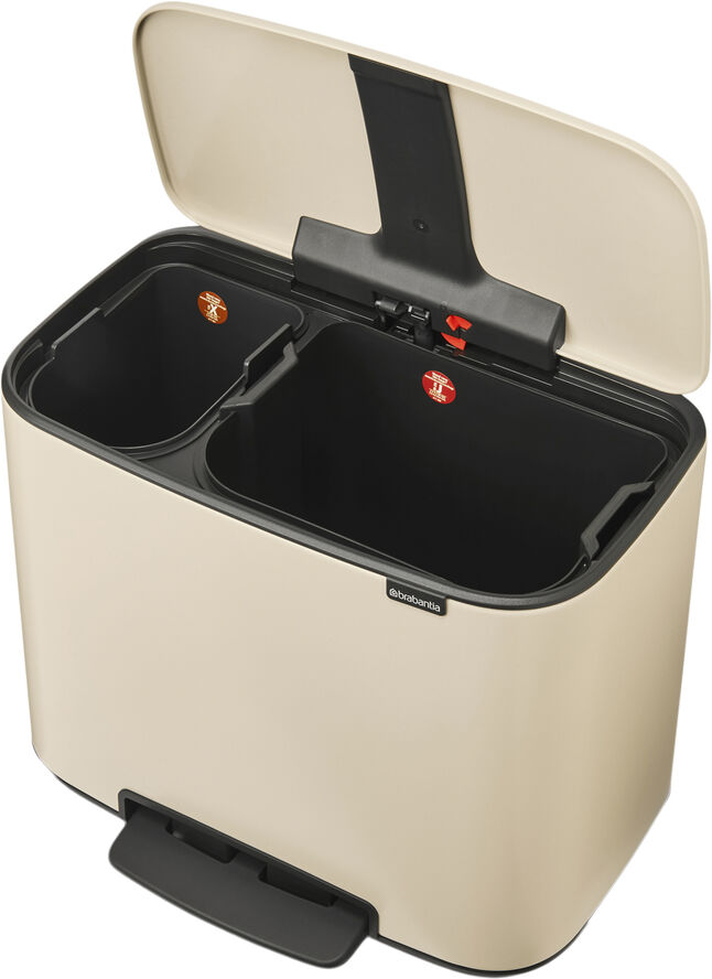 Brabantia Bo Pedalspand 11   23 ltr. Soft beige