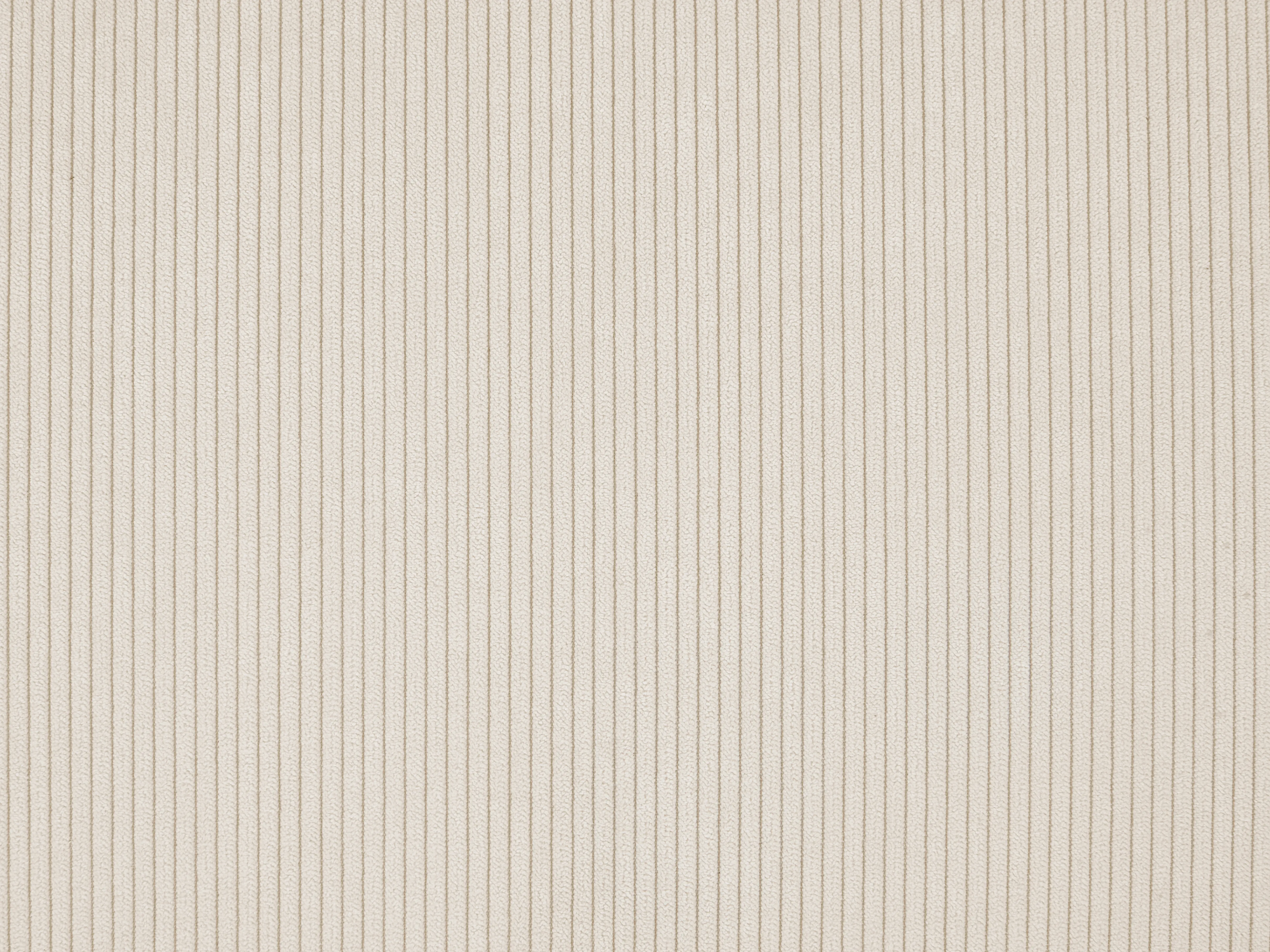 Modulaire hoekbank 4-zits LEMVIG Corduroy Lichtbeige met ottomaan rechtszijdig